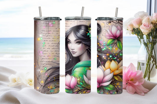 Princess Mulan-9394 - tumbler