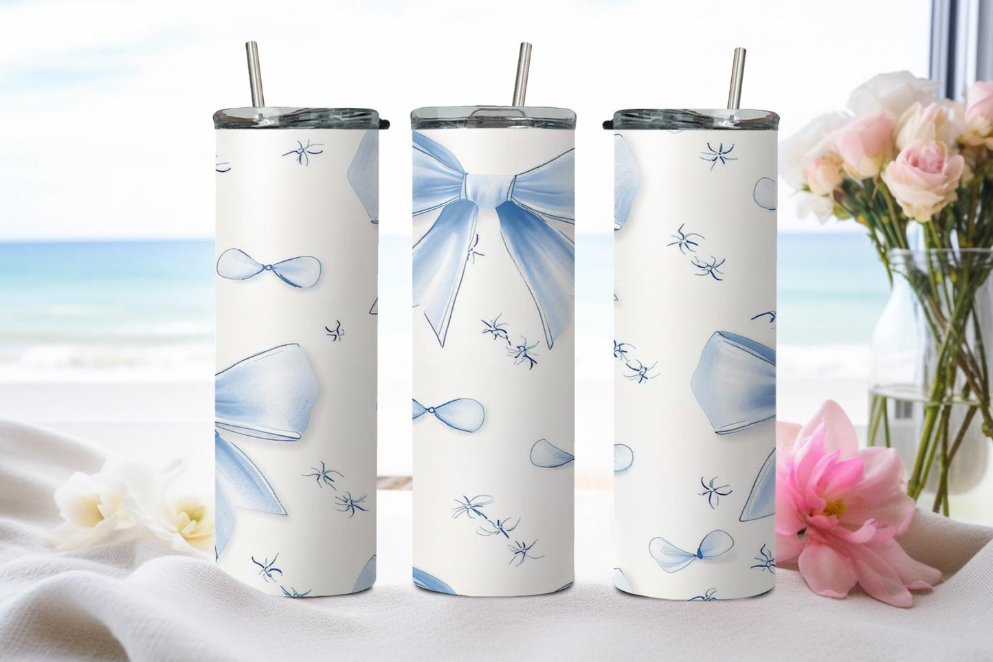 Blue Ribbon - tumbler