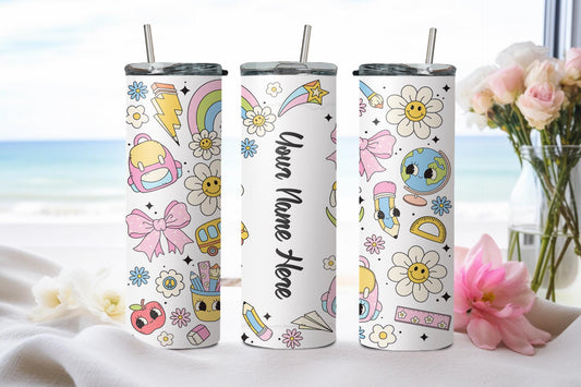 Personalized Back to School-8095 - tumbler