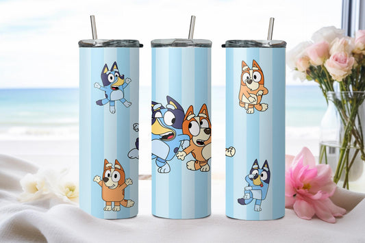 Blue Dog - tumbler