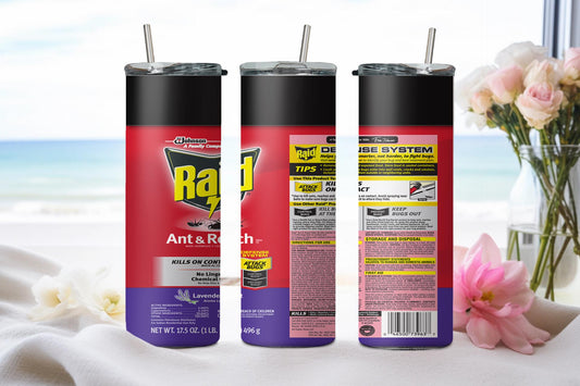 Raid Lavender Ant and Roach - tumbler