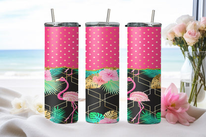Flamingo Black-10573 - tumbler