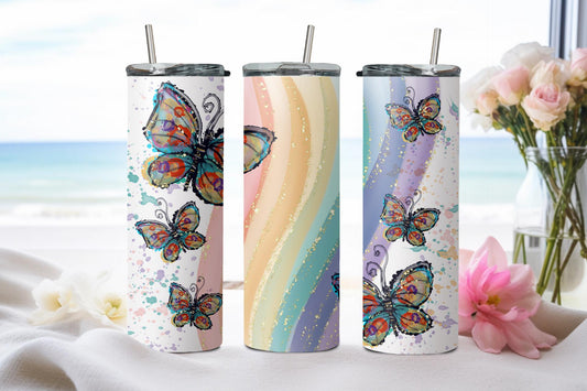 Butterflies - tumbler