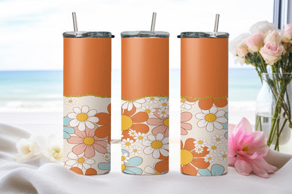 Orange Flower-10593 - tumbler
