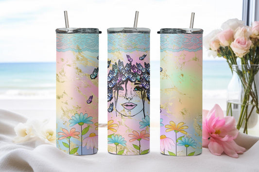 Butterflies - tumbler