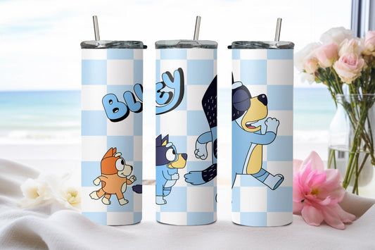Blue Dog - tumbler