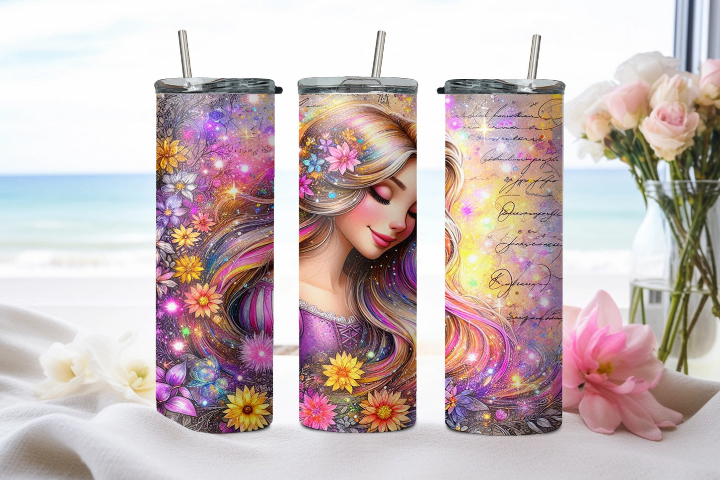 Long Hair Princess-11122 - tumbler