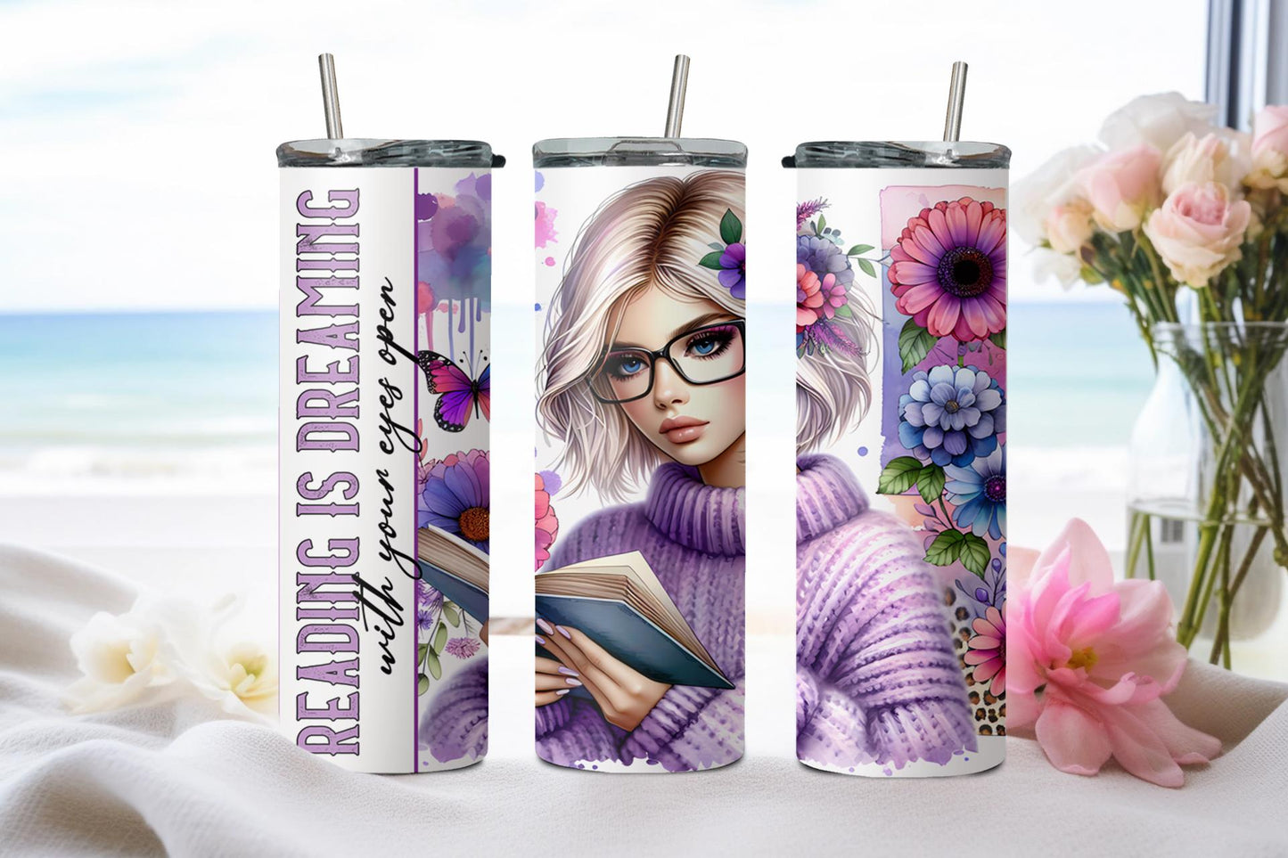 Book Lover-8148 - tumbler