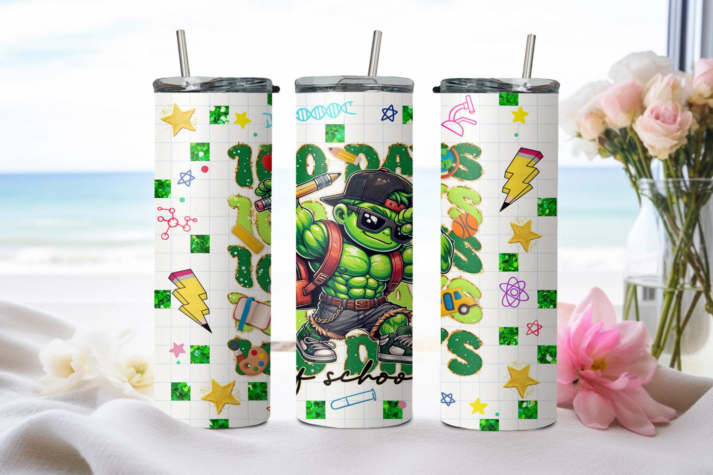 100 Days of School-8774 - tumbler