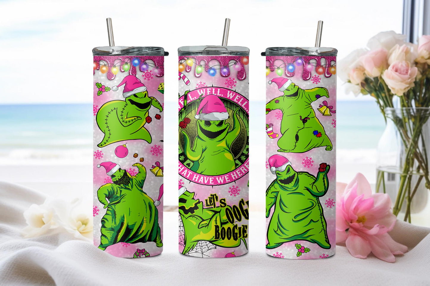 Skull Guy in Christmas-8893 - tumbler