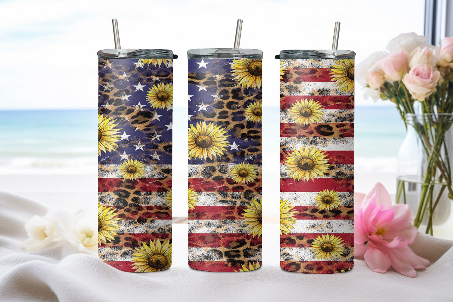 USA Sunflower-10618 - tumbler