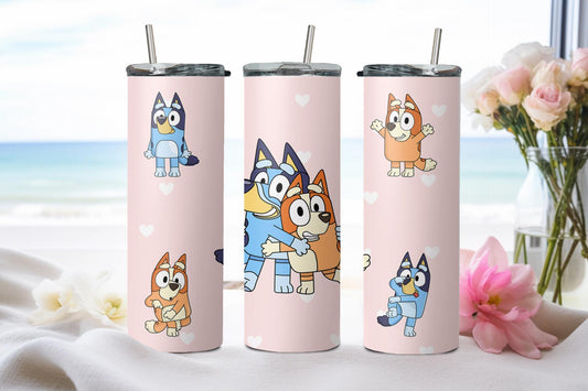Blue Dog - tumbler