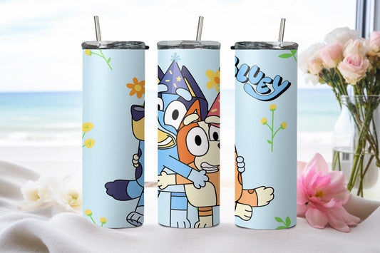 Blue Dog - tumbler