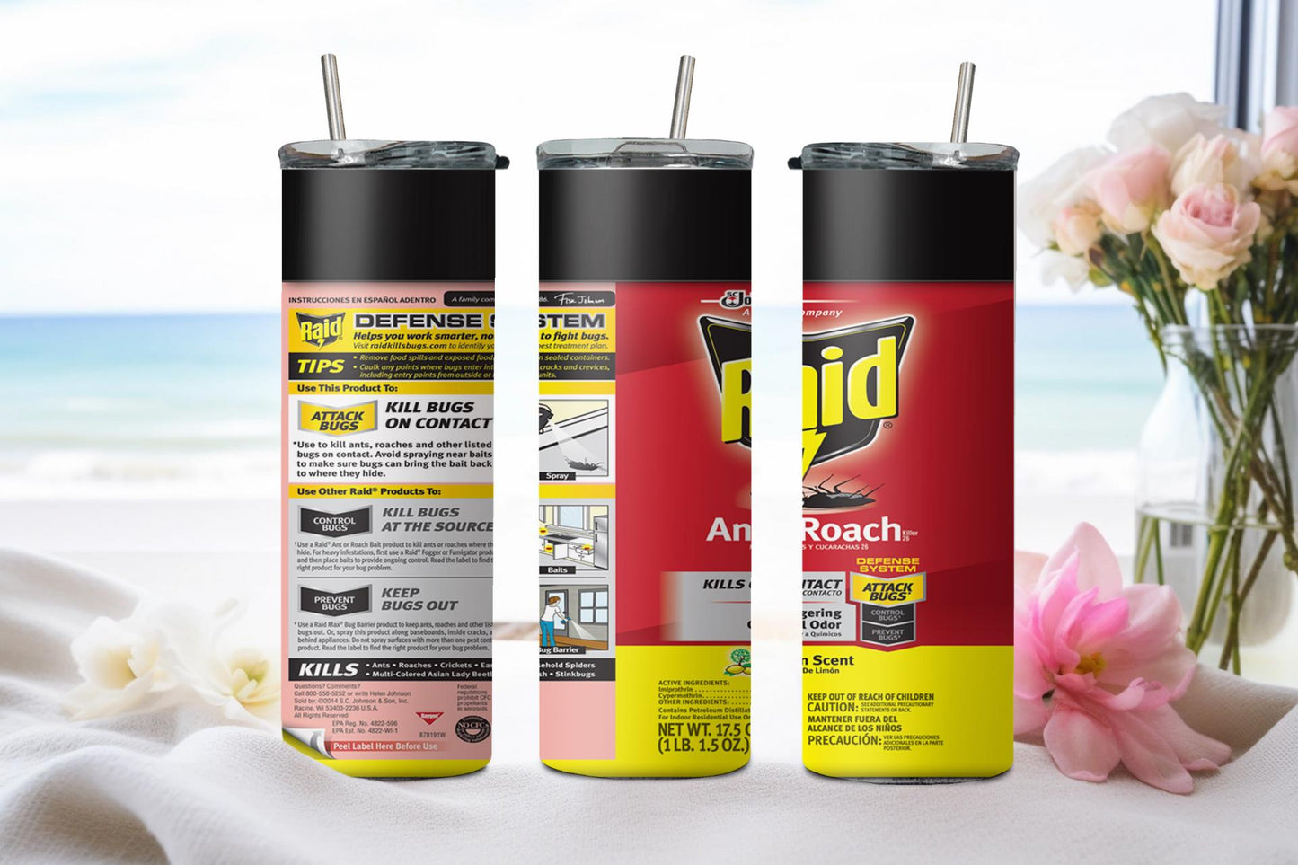 Raid Lemon Ants and Roach - tumbler