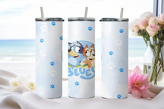 Blue Dog - tumbler