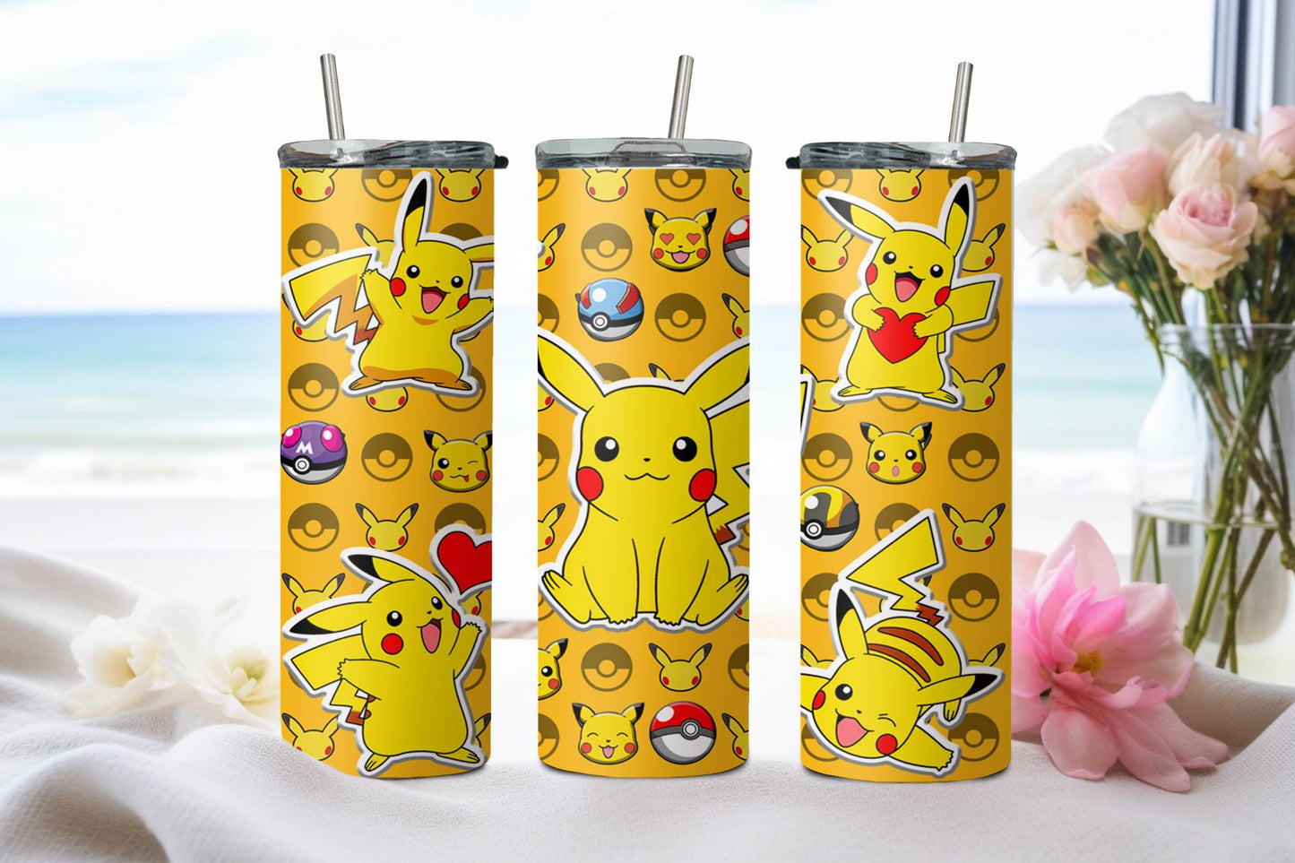 Yellow Electric Rodent-7969 - tumbler