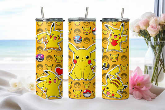 Yellow Electric Rodent-7969 - tumbler