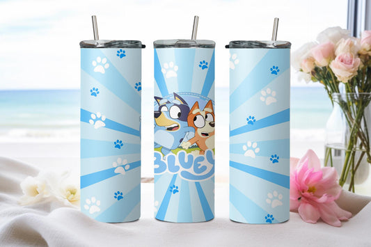 Blue Dog - tumbler