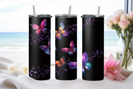 Butterflies - tumbler