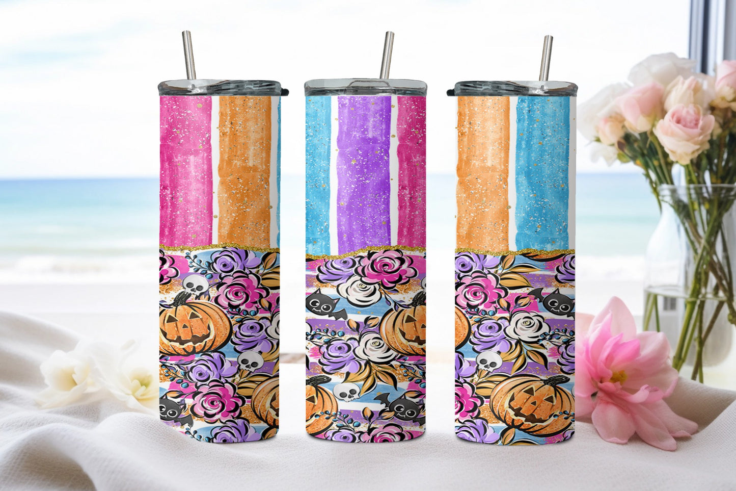 Pumpkin Stripe-10600 - tumbler