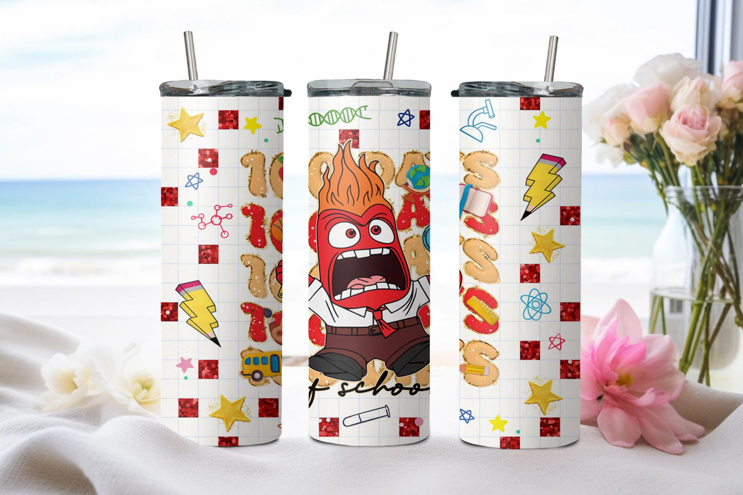 100 Days of School-8760 - tumbler