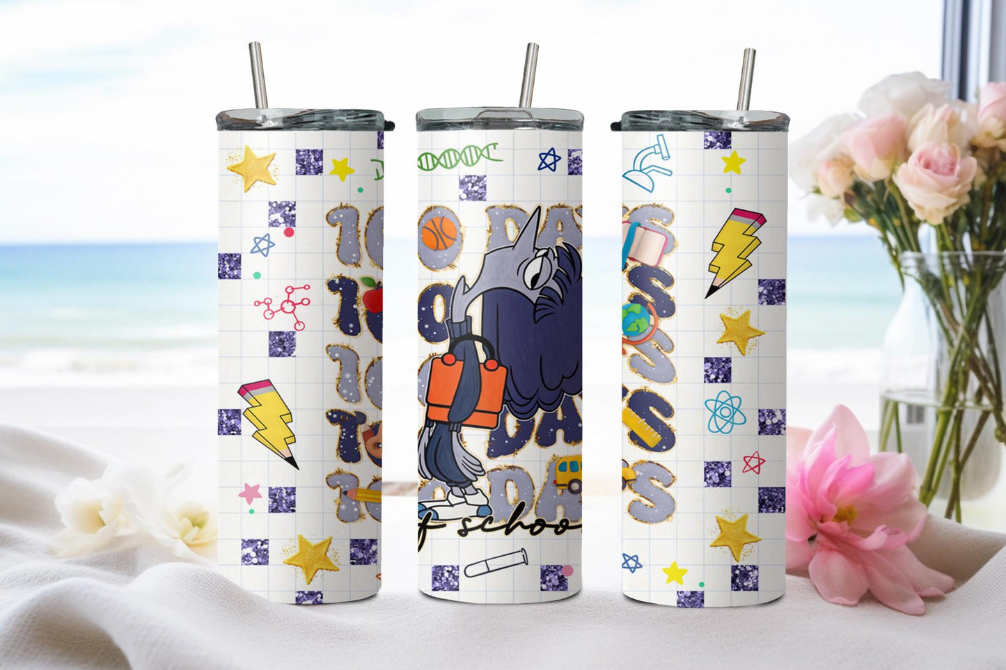 100 Days of School-8771 - tumbler