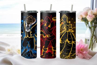 Neon Beauty And The Beast-9409 - tumbler