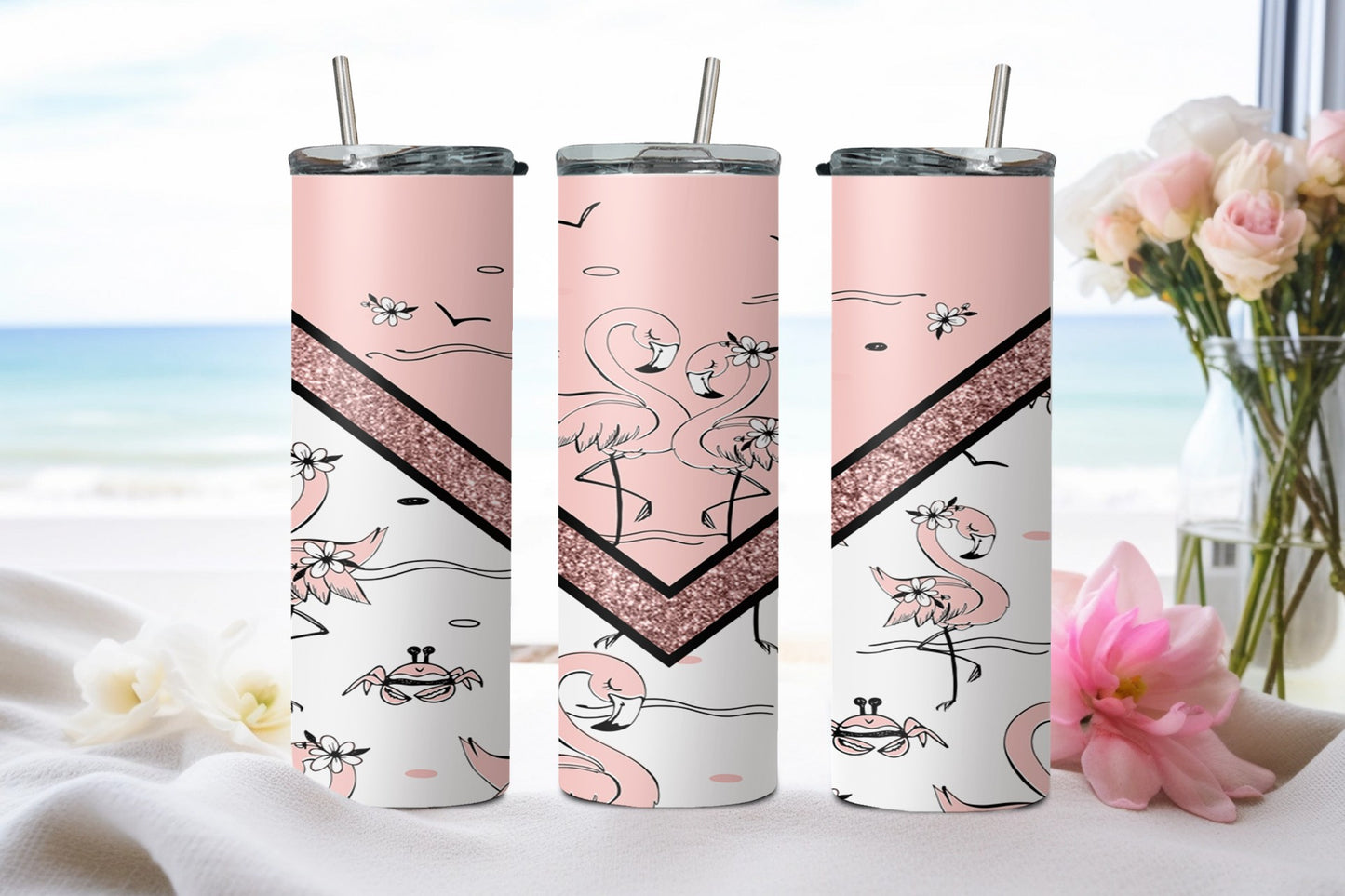 Vee Flamingo - tumbler