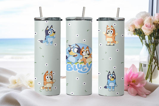 Blue Dog - tumbler