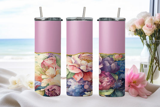Yore Floral - tumbler