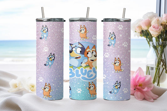Blue Dog - tumbler