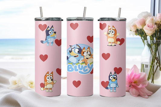 Blue Dog - tumbler
