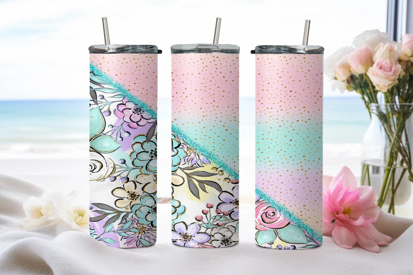 Flower Split-10580 - tumbler