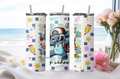 100 Days of School-8787 - tumbler