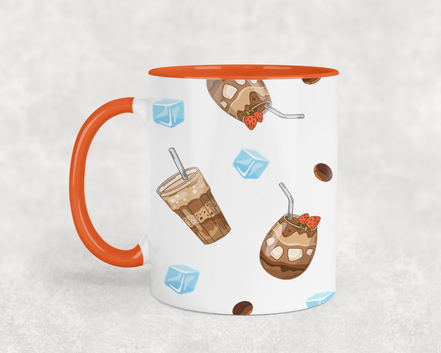 Fueled by Iced Coffee and Anxiety - mugs