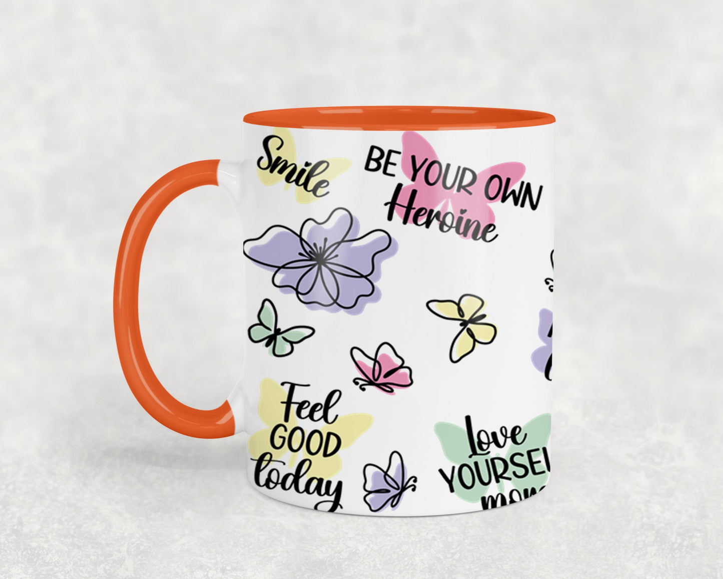 Happiness Looks Gorgeous on You-9894 - mugs