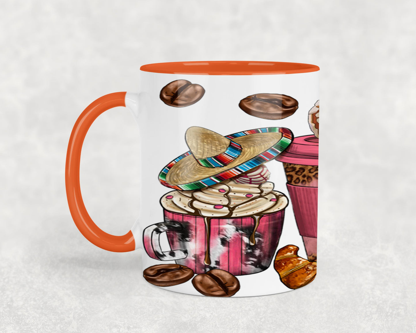 Cafecito y Chisme Mexican Girl-10059 - mugs