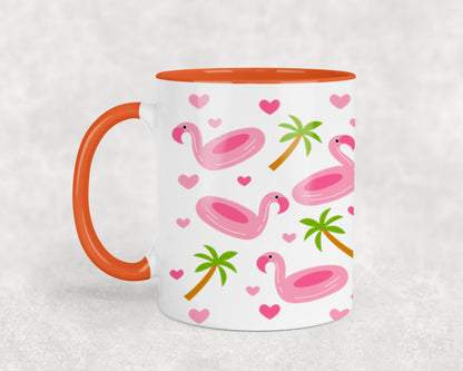Cute Flamingo Hello Summer-10658 - mugs