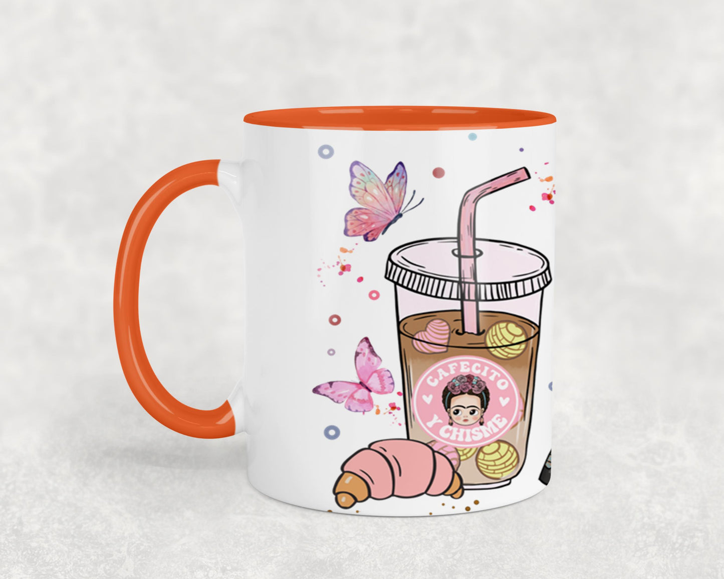 Cafecito y Chisme Mexican Girl-10047 - mugs