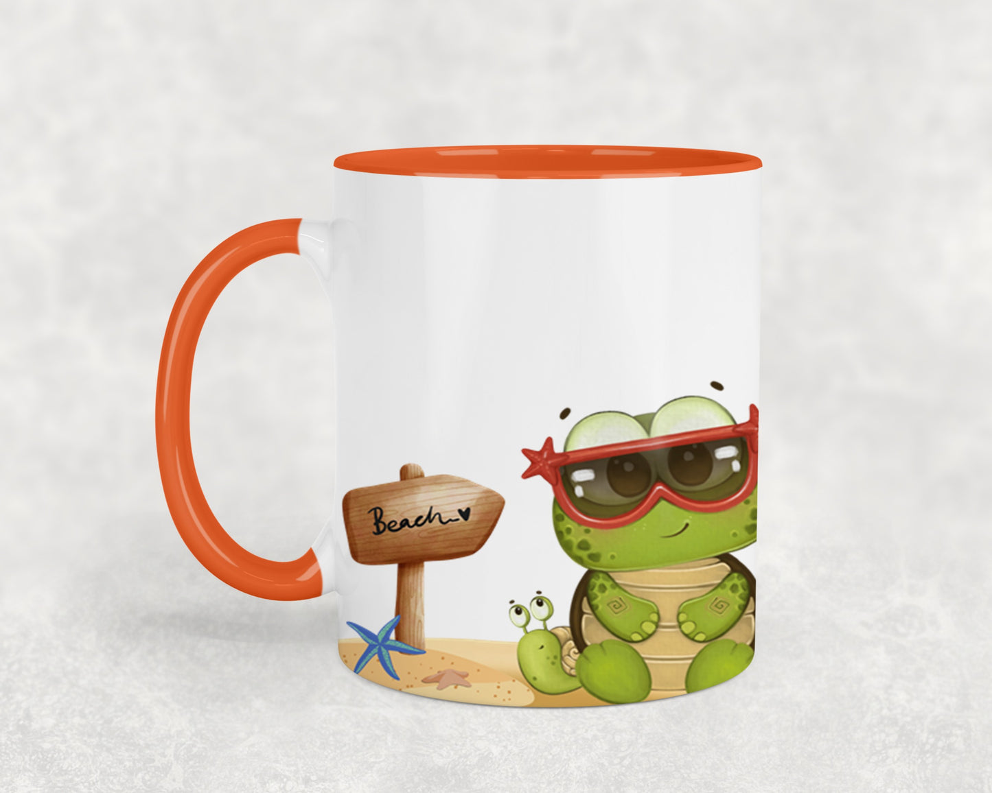 Frog on The Beach -10681 - mugs