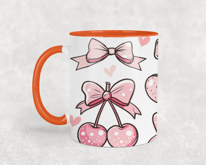 Pink Bow-9992 - mugs