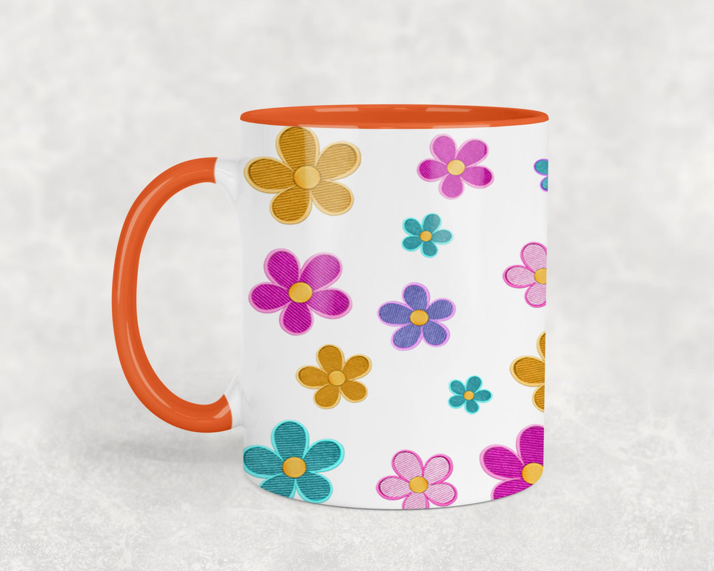 Embroidered Easter Bunny - mugs