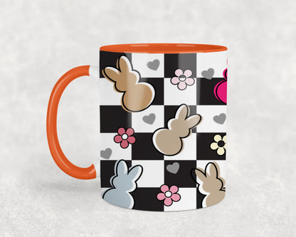 Easter Bunny Checkered-10457 - mugs