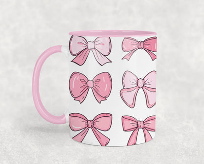 Pink Bow-9990 - mugs