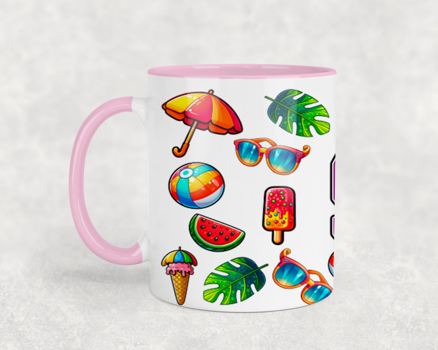 Summer Rainbow Flowers-10671 - mugs