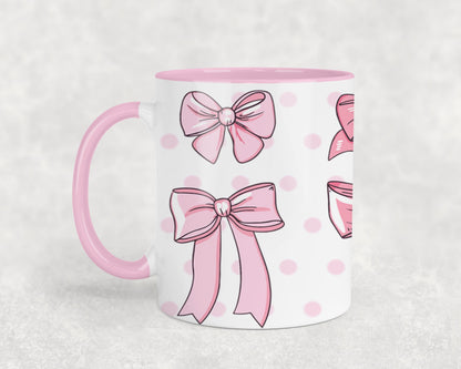 Pink Bow-9987 - mugs