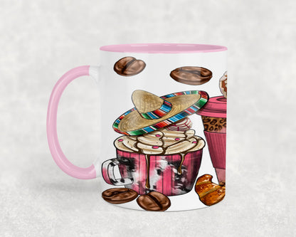 Cafecito y Chisme Mexican Girl-10059 - mugs