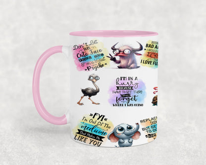 I May Look Calm - mugs