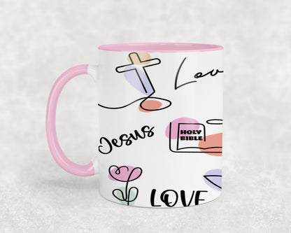 Jesus Love-10212 - mugs