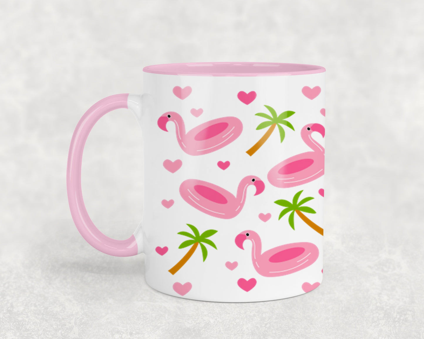 Cute Flamingo Hello Summer-10658 - mugs